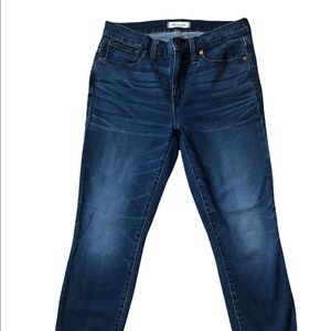 Madewell Jeans 9” High Rise Skinny Size 29 Style J4624